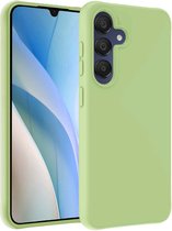 Hoesje Geschikt voor Samsung A15 Hoesje Siliconen Case Hoes - Hoes Geschikt voor Samsung Galaxy A15 Hoes Cover Case - Groen