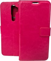 Portemonnee Book Case Hoesje Geschikt voor: Oppo Reno 2Z - Roze