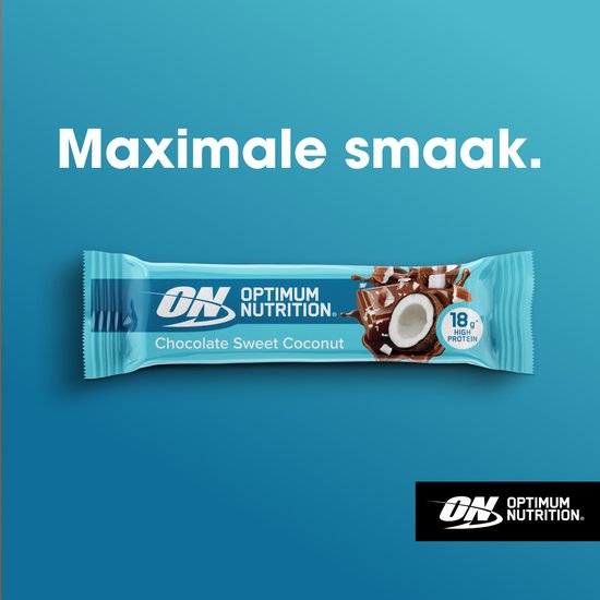 Optimum Nutrition Protein Bars - Chocolate Sweet Coconut Proteine Repen - Protein Bar - 12 Eiwitrepen (700 gram) van Merkloos — afbeelding 3