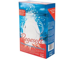 Regesoft vaatwaszout - 2 kg - zout voor de vaatwasser - beschermt tegen kalkaanslag