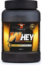 M Double You - 100% Whey Protein (Mango/White Chocolate - 900 gram) - Eiwitshake - Eiwitpoeder - Eiwitten - Proteine poeder - 36 shakes