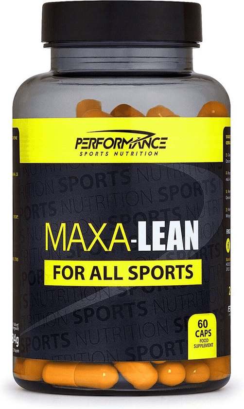 Foto: Maxalean 60 capsules performance fatburner afvallen vetverbrander afslankpillen