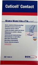 Voordeelverpakking 4 X Cuticell Contact Siliconen Wondcontactlaag 10cm x 18cm, 5st (72680-02)