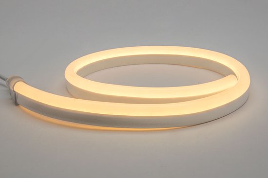 Groenovatie LED Neon Flex 24V - Warm Wit - 1 Meter - 8 Watt/meter - Waterdicht IP65