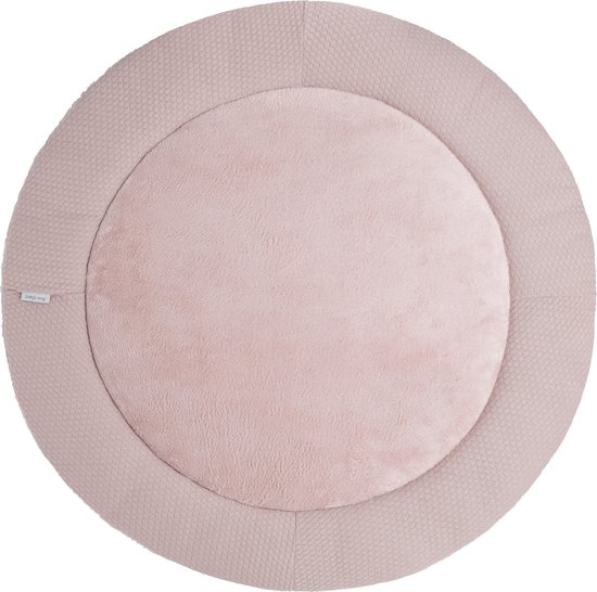 Baby's Only Gebreid boxkleed rond Sky - Parklegger - Speelkleed - Oud Roze - Ø90 cm - Extra dik - Tweezijdig te gebruiken