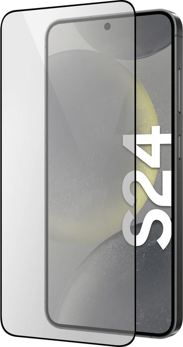 Mobiparts Screenprotector geschikt voor Samsung Galaxy S24 - Gehard Glas - Anti-bacterieel -