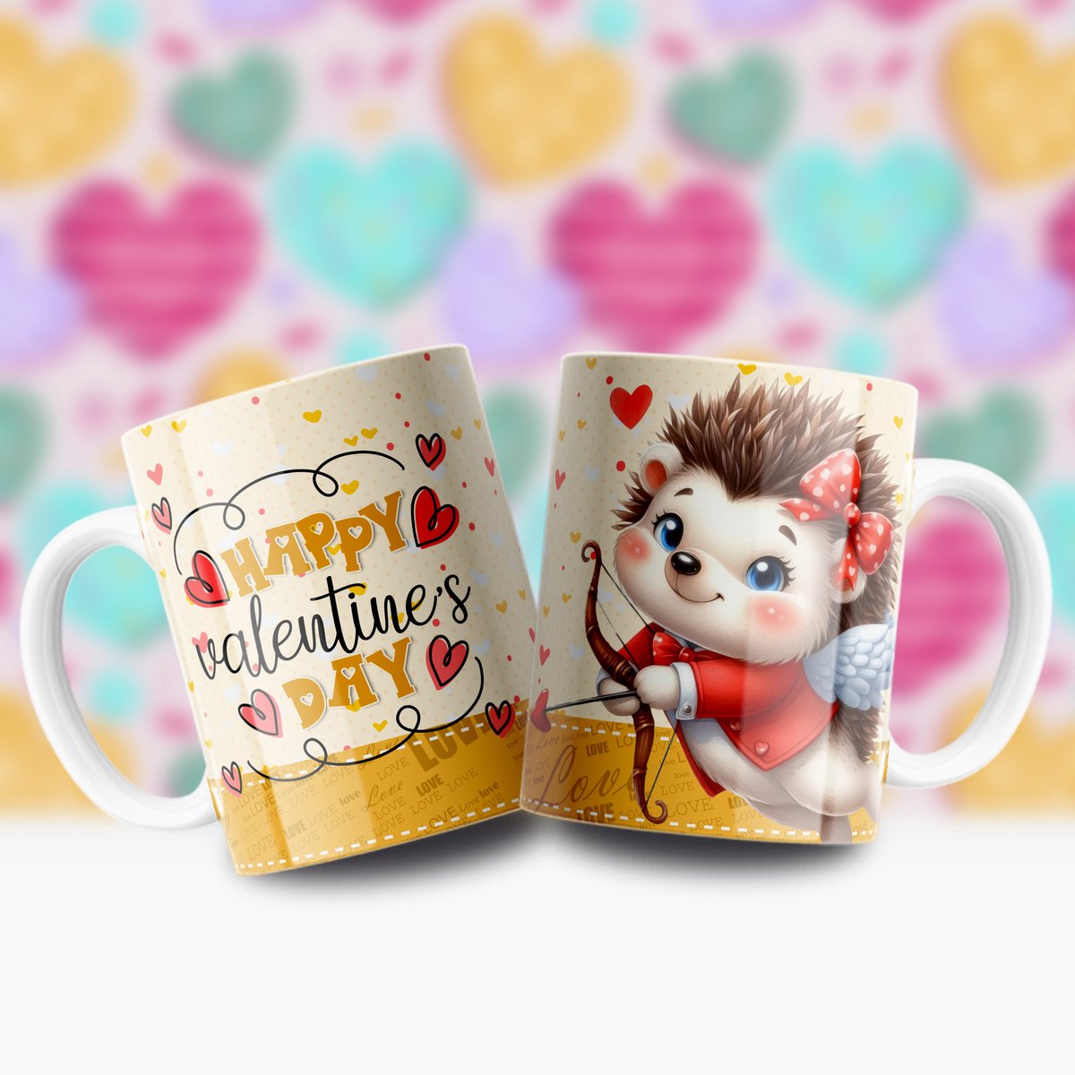 Mok Egel-Egeltje Happy Valentine's Day - Valentijnsdag