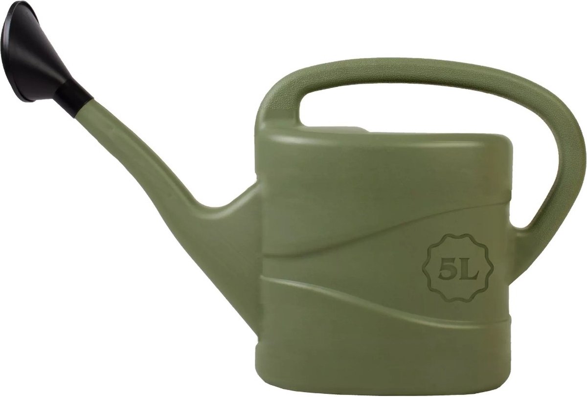 Talen Tools - Gieter - Met broeskop - Kunststof - 5 liter - Olijfgroen