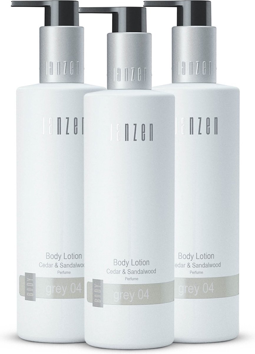 JANZEN Body Lotion Grey 04 3-pack