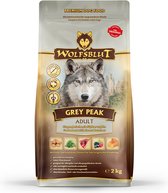 3x Wolfsblut Adult Grey Peak Hondenvoer 2 kg