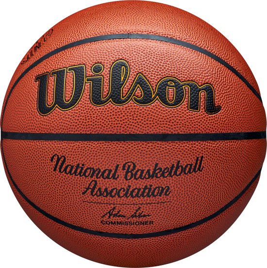 Wilson NBA Authentic Heritage Indoor-Outdoor Ball WZ2008901XB, Unisex, Bruin, basketbal, maat: 7