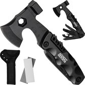 Couteau de poche de Survie multi-outils AdroitGoods - Nova X50 - 10 en 1 - Couteau de Survie - Couteau de chasse - Camping - Camping