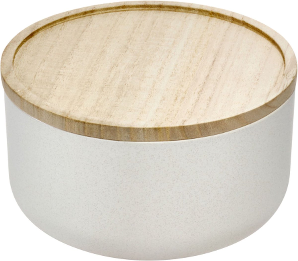 Mengkom met Deksel, Small - Gerecycled kunststof en Paulownia Hout | Ro Pansino x iDesign