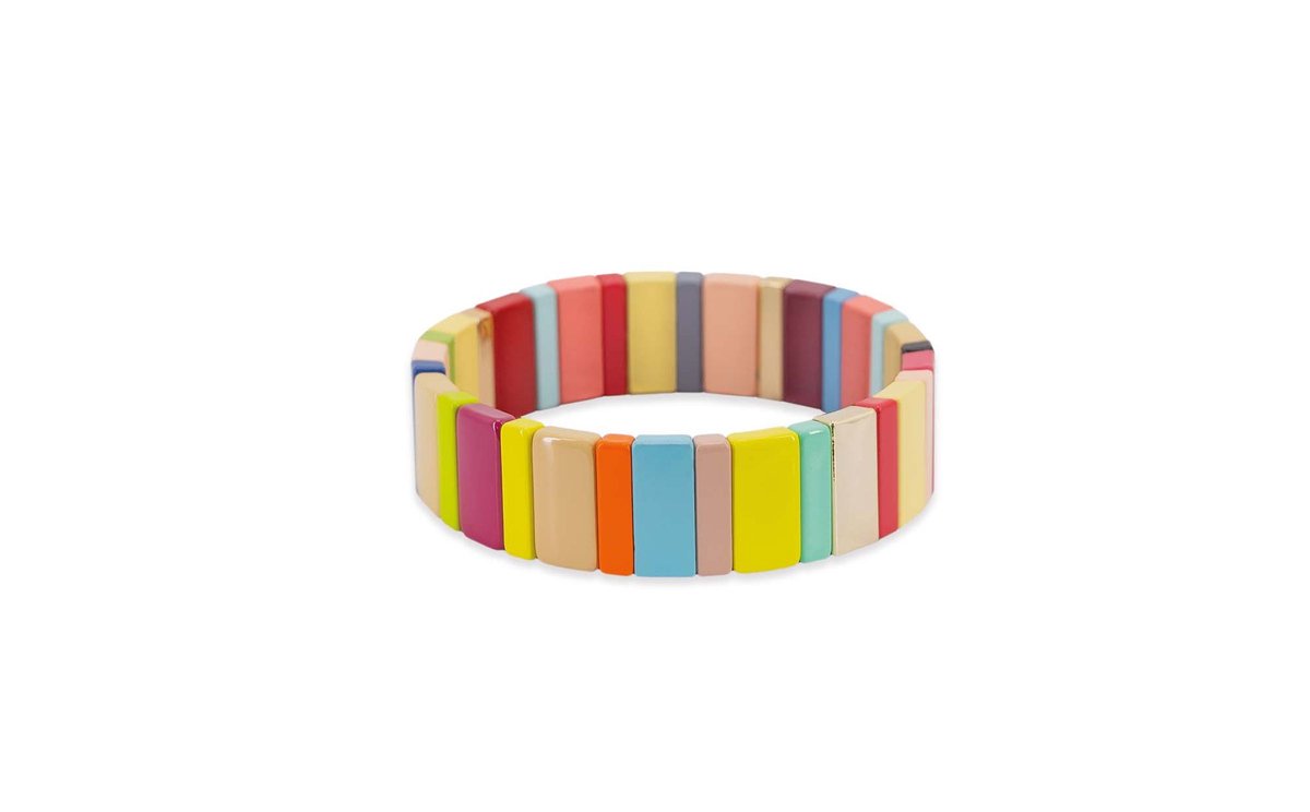Sierraad Armband Pauletta met Elastiek Ø 19 cm.