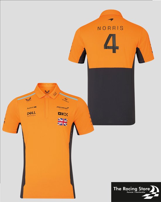 Mclaren Norris Polo Oranje 2024 L - Lando Norris - Formule 1 - LN4