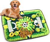 [12 tapis reniflants cachés pour chiens, petits et grands, tapis reniflant pour chien et tapis reniflant pour chat, tapis de dressage pour animaux de compagnie, chiens et chats, tapis d'alimentation (terrain de football, vert)