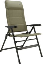 Travellife Lago Camping Standing Chair Comfort vert mousse - Réglable sur 7 positions - Résistant à Water et aux UV