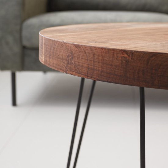 Ronde salontafel Mio acaciahout 50 cm | bol