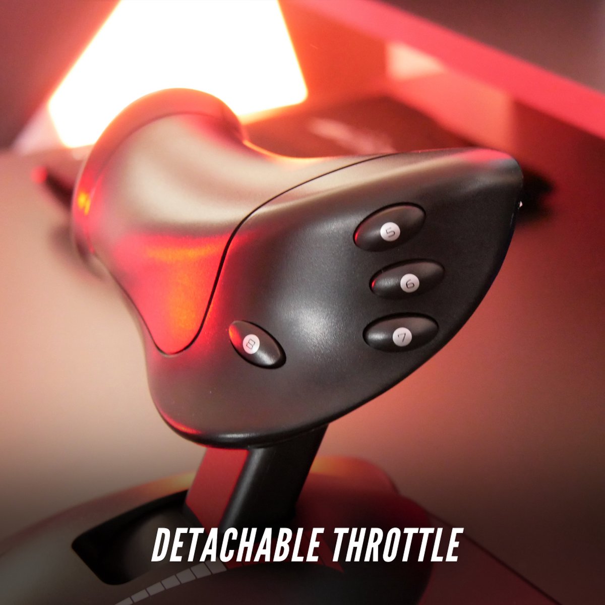 Thrustmaster T.Flight Hotas One Flight Simulator Stick & Throttle - XBOX Series X|S / XBOX One / PC - Afneembaar Roersysteem thumbnail 4
