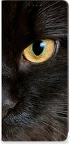 Beschermhoesje Geschikt voor OPPO A58 4G Telefoonhoesje Zwarte Kat