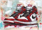 Sneaker poster retro high Chicago 70x50 cm