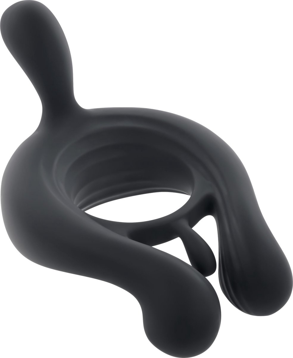 Playboy Pleasure - Triple Play Cockring Black