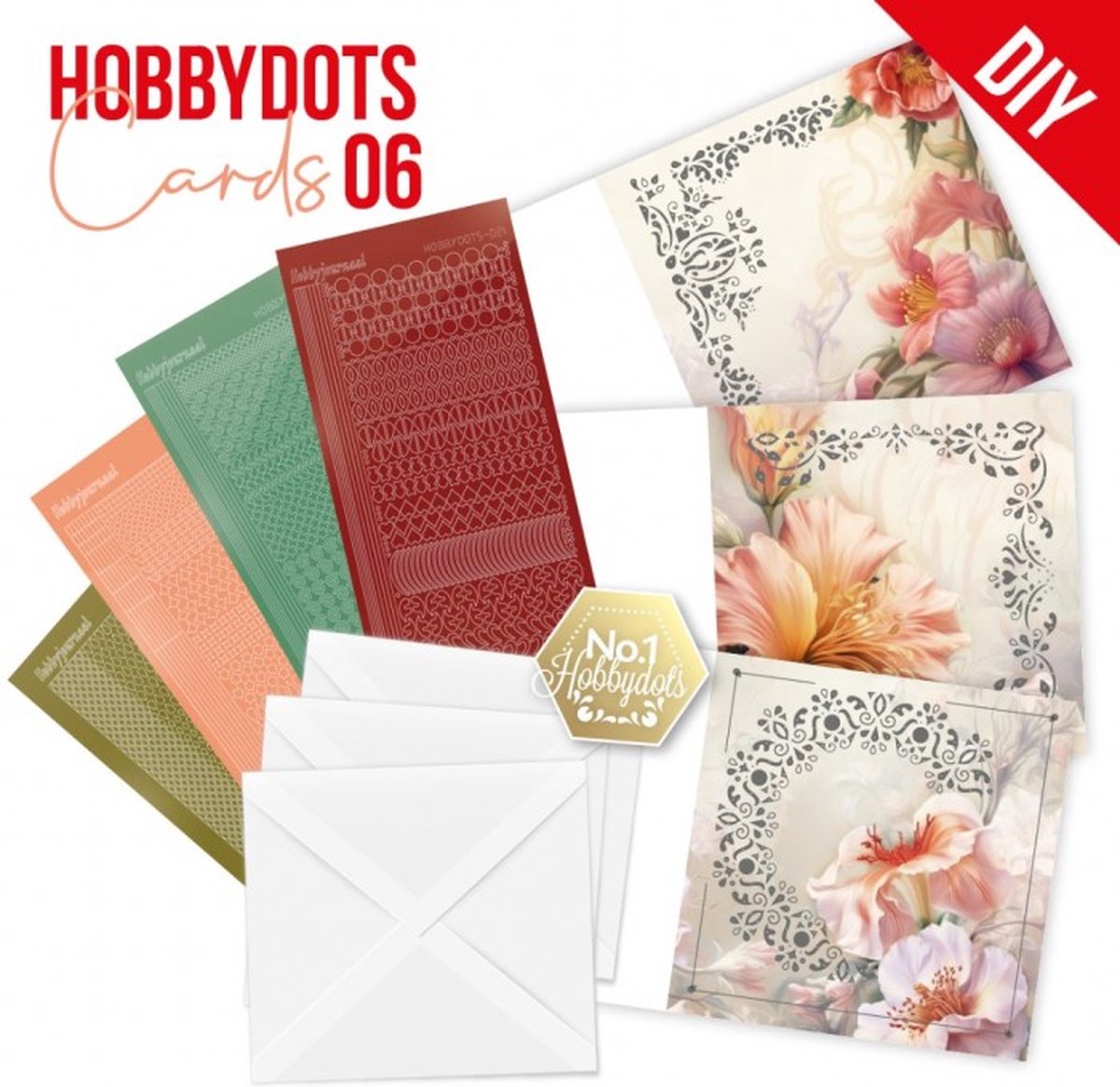 Dot And Do Cards 6 - Flowers