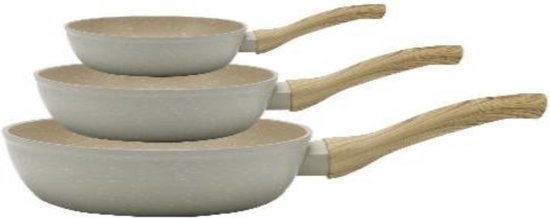 Royal Swiss Forged Pannenset ® - Koekenpannenset - Ø 20, Ø 24 en Ø 28 ...