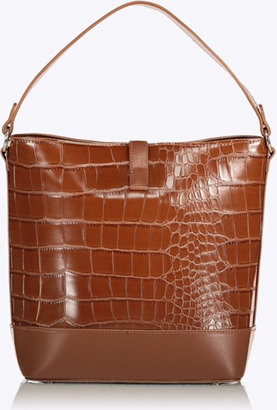 DAMES TAS 1010-3091 KROKO COGNAC