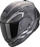 Scorpion Exo 491 Kripta Matt Black-Silver XL - Maat XL - Helm