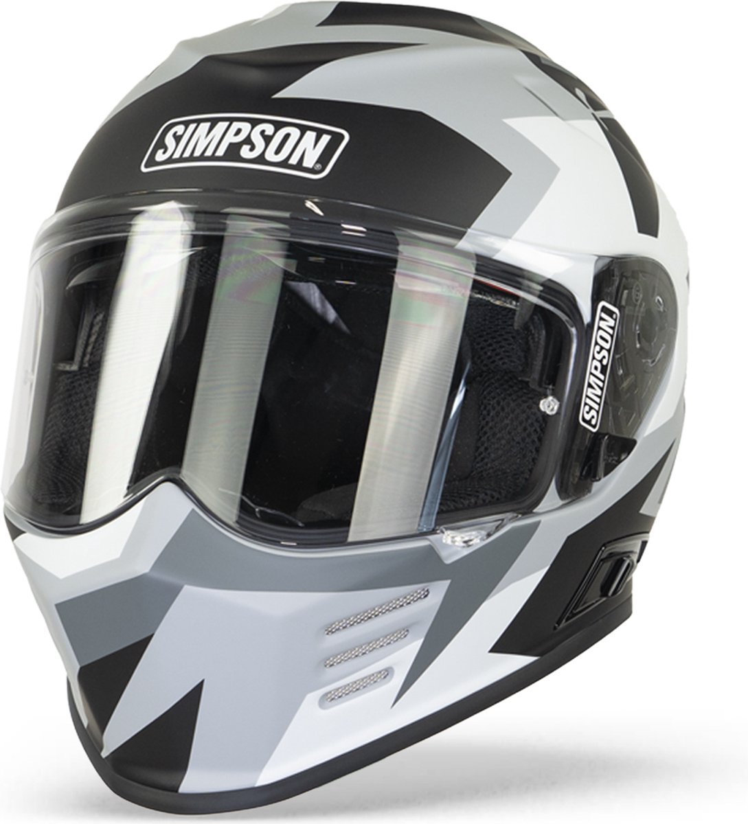 Simpson Helmet Venom Have Blue 2XL - Maat 2XL - Helm