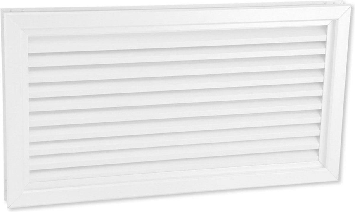 Nedco BV Deurventilatierooster 445x245mm aluminium wit