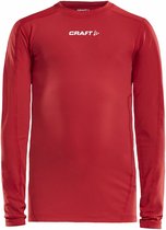 Craft Pro Control Compression Long Sleeve Jr 1906860 - Bright Red - 134/140