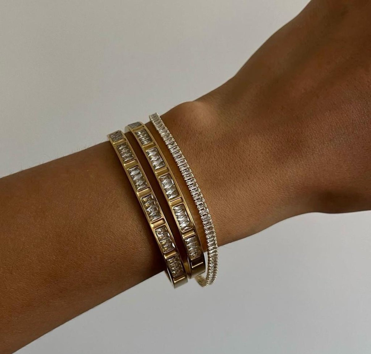Lâhza Jewelry - Dames armband bangle - RVS - Armbanden - Bangle