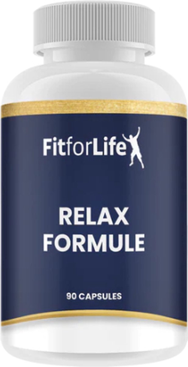 Goedkoopste Fit for Life Relax Formule - Voor extra ontspanning - Met kruidenextracten van o.a. valeriaan, rhodiola en kamille - Geschikt voor vegetariërs en veganisten