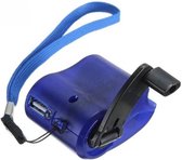Go Go Gadget - Chargeur USB portable à manivelle - Idéal pour les urgences en Plein air - Blauw