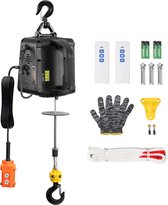 VEVOR 3 in 1 Elektrische Lier 498.95 kg Draagvermogen Kabeltakel Hefsnelheid ≥4 m/min Motorlier 7 m Hefhoogte Kabeltakel 1500 W Kabeltakel 3 Bedieningsmodi Handmatig/Bedraad/Draadloos