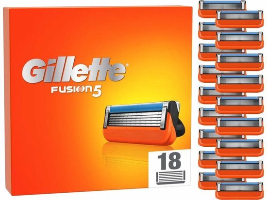 Gillette Fusion5 Recharges De Lames De Rasoir Pour Homme - 18 Unités | bol