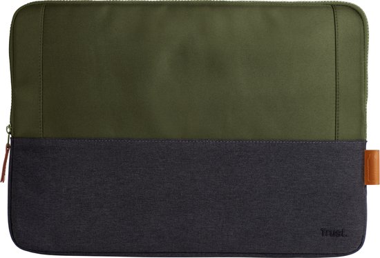 Housse pour ordinateur portable durable Trust Lisboa 16" - ECO - Vert