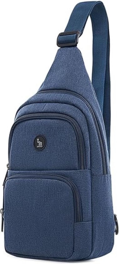 SHOP YOLO - Anti-Diefstal Waterdichte Schoudertas - Sling Borst Crossbody bag - Blauw