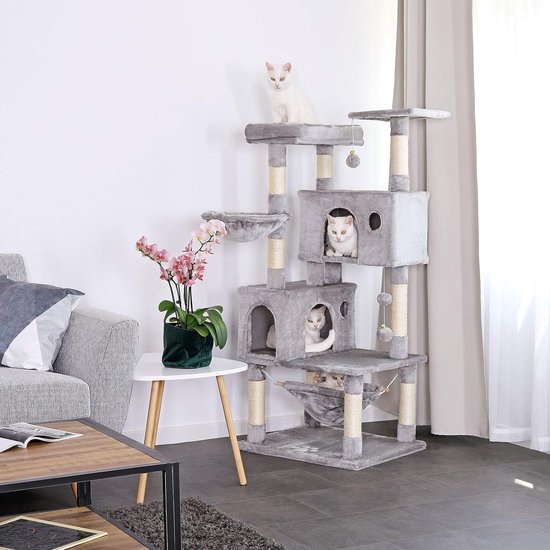Krabpaal, Moderne Kattentoren, voor Binnenkatten, Kattenhuis, Dikke