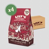 Lily's Kitchen Wild Woodland Walk - Hondenvoer Droogvoer - Eend Zalm & Hert - 4 x 1 kg