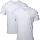 DANISH ENDURANCE T-Shirt voor Heren- V- Neck- Wit- M