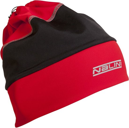 Nalini - Homme - Bonnet de casque et cache-cou - Bonnet de cyclisme chaud - Rouge - WARMGAITOR - L/XL