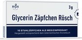 Rösch & Handel Glycerine Zetpillen 3 gr. - 10 stuks verpakking