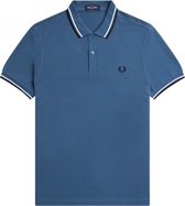 Fred Perry - Twin Tipped Shirt - Blauwe Herenpolo-3XL