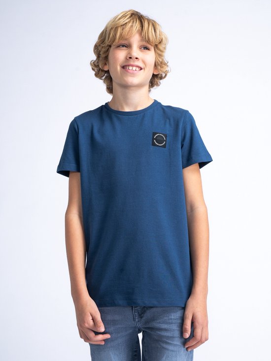 Petrol Industries - Jongens Logo T-shirt Sunkissed - Blauw - Maat 176