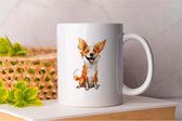 Mok Corgi - PawsomePals - Gift - Cadeau - WoofyWonders - FurryFunnyFriends - TailWaggingTales - Blafgrappen - KwispelKomedie - Hondenlol - WafWondertjes