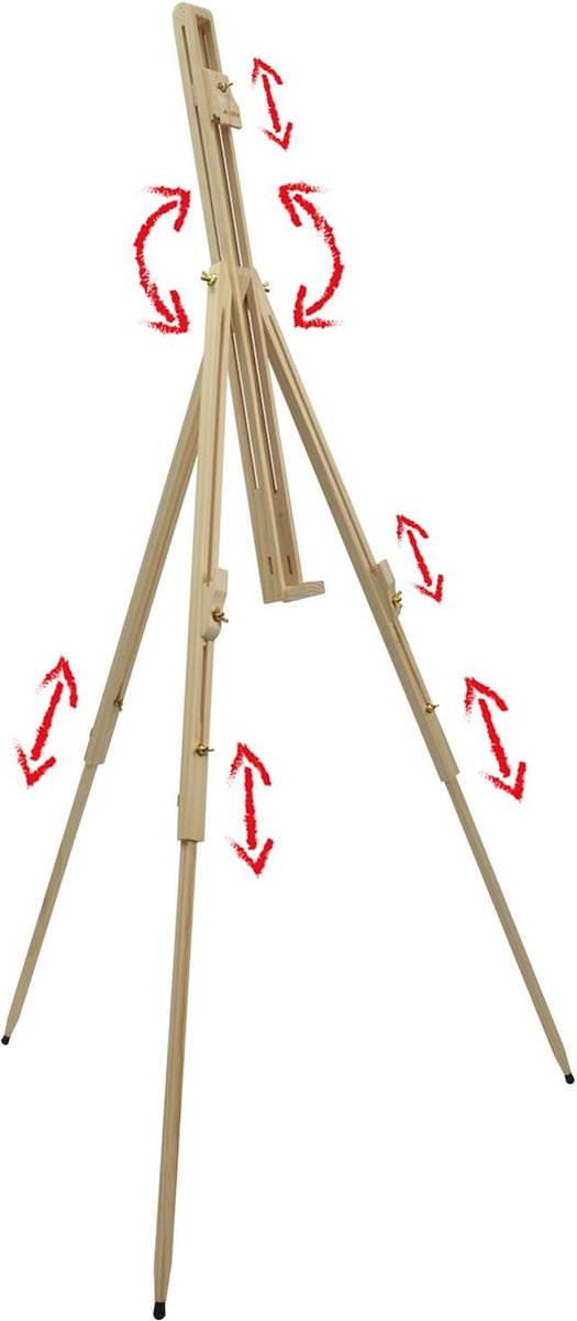 Schildersezels Easels for every size ‎180 x 80 x 96 cm