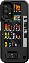 Casimoda® hoesje - Geschikt voor Samsung Galaxy A13 4G - Snoepautomaat - Zwart TPU Backcover - Snoep - Zwart